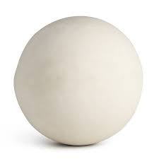 Paper Mache Ball Lg - White