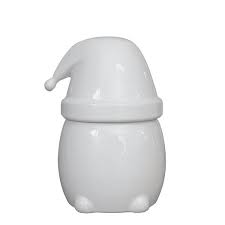 EATING SANTA shiny white