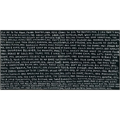 Playlist Art Print 3x3