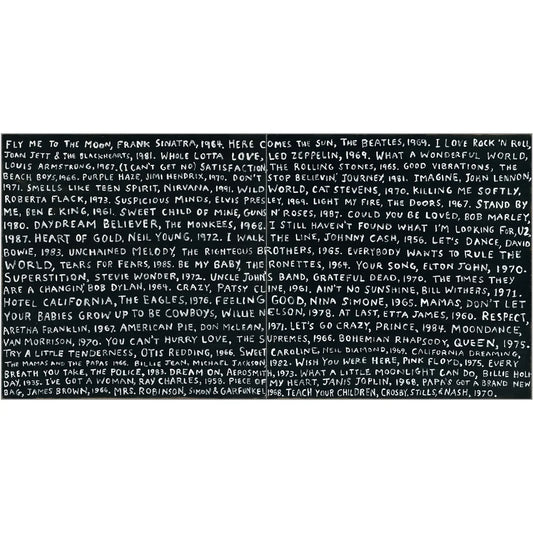 Playlist Art Print 3x3