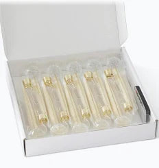 Set of 6, 6 Inch Glass Pendant Hanging Cream LED Candle Ornaments w/Remo