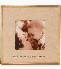 Smile You Have My Favorite - Brass Linen Frame