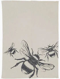 Bee Linen Tea Towel