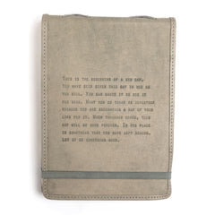This Is The Beginning Signature Leather Journal - Stone