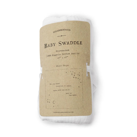 May You Touch Fireflies Swaddle Blanket 47"x47"