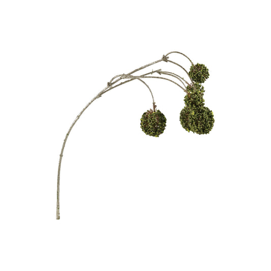 Faux Pod Spray with Glitter, Green